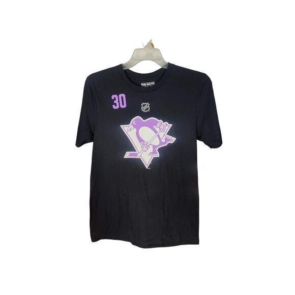 Adidas Matt Murray Pittsburgh Penguins short sleeve T, men's medium - Picture 1 of 3